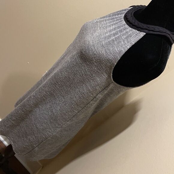 THML | Braided Leather Collar Tunic,  Size XS - Picture 4 of 12